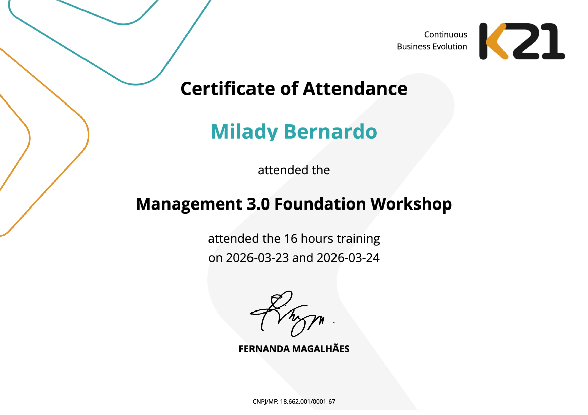 Certificado K21